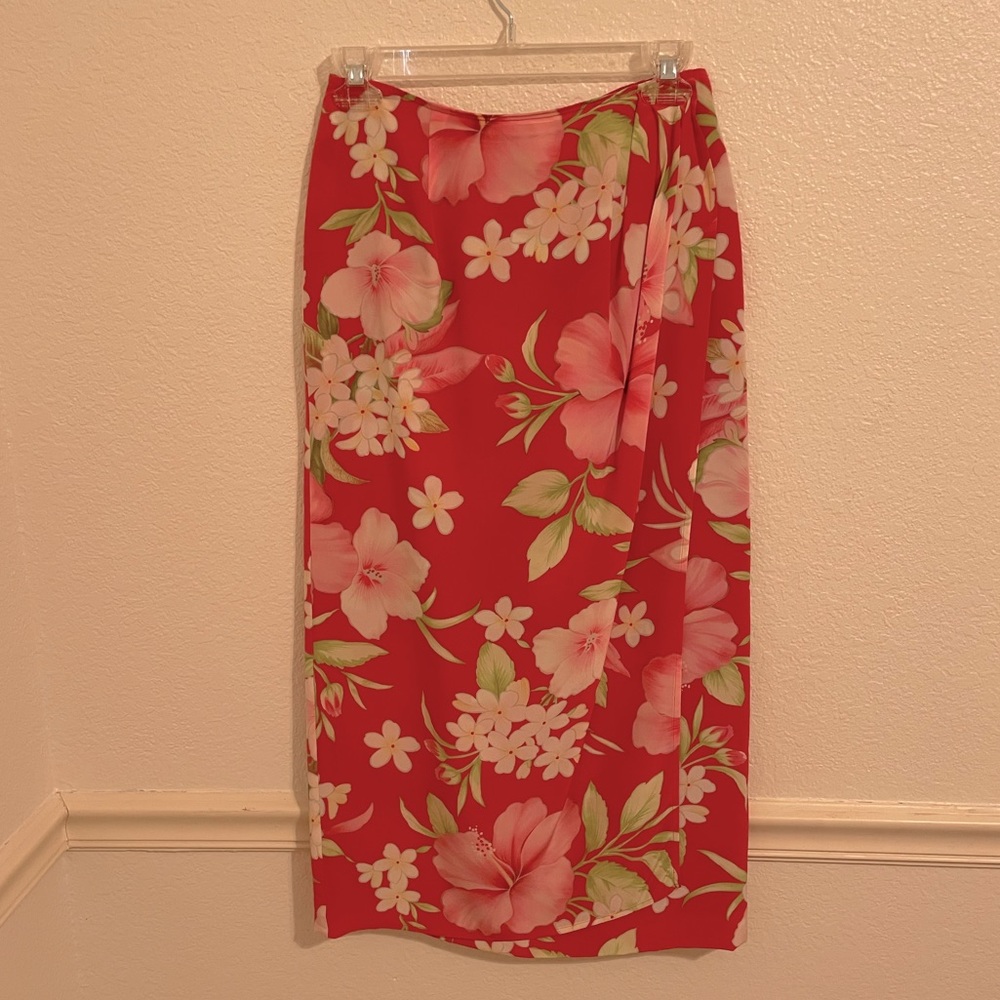 Talbot Petites Floral Skirt Size 2